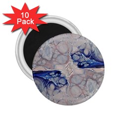 Moon Stone Patterns 2 25  Magnets (10 Pack)  by kaleidomarblingart