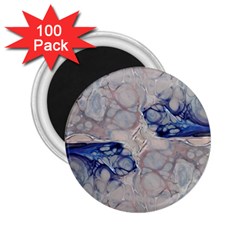 Moon Stone Patterns 2 25  Magnets (100 Pack)  by kaleidomarblingart