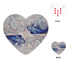 Moon Stone Patterns Playing Cards Single Design (heart) by kaleidomarblingart