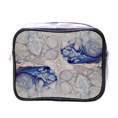 Moon Stone Patterns Mini Toiletries Bag (one Side) by kaleidomarblingart