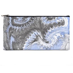 Celeste Grey Module Pencil Case by kaleidomarblingart