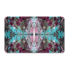 Marbling Symmetry Magnet (rectangular) by kaleidomarblingart