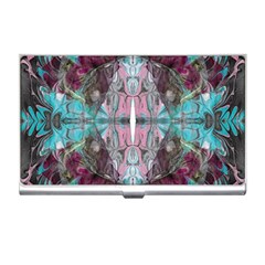 Marbling Symmetry Business Card Holder by kaleidomarblingart