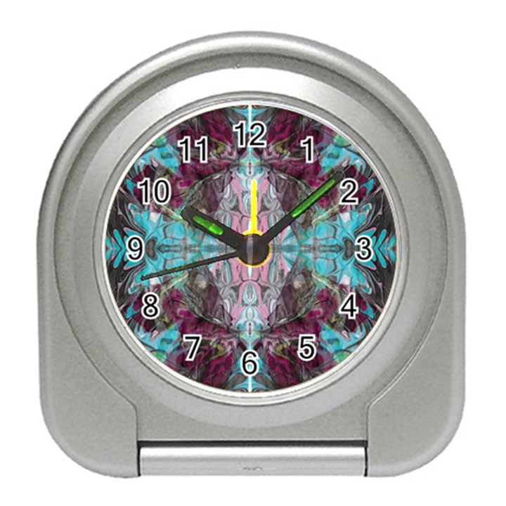 Marbling Symmetry Travel Alarm Clock