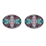 Marbling Symmetry Cufflinks (Oval) Front(Pair)