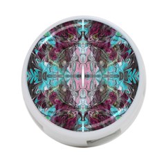 Marbling Symmetry 4-port Usb Hub (one Side) by kaleidomarblingart