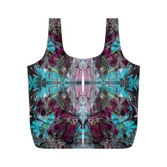 Marbling Symmetry Full Print Recycle Bag (m)