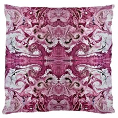 Rosa Antico Repeats Large Flano Cushion Case (two Sides) by kaleidomarblingart