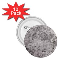 Silver Abstract Grunge Texture Print 1 75  Buttons (10 Pack) by dflcprintsclothing