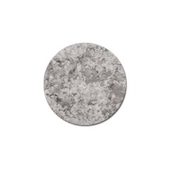 Silver Abstract Grunge Texture Print Golf Ball Marker by dflcprintsclothing