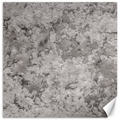 Silver Abstract Grunge Texture Print Canvas 16  X 16  by dflcprintsclothing