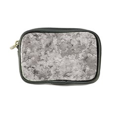 Silver Abstract Grunge Texture Print Coin Purse