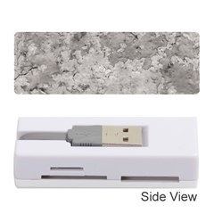 Silver Abstract Grunge Texture Print Memory Card Reader (stick) by dflcprintsclothing