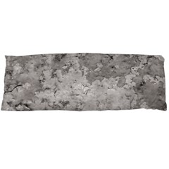 Silver Abstract Grunge Texture Print Body Pillow Case (dakimakura) by dflcprintsclothing