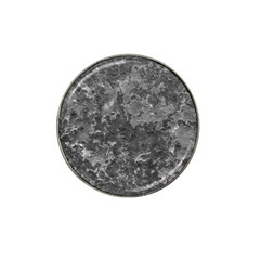 Dark Grey Abstract Grunge Texture Print Hat Clip Ball Marker (10 Pack)