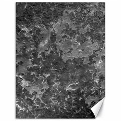 Dark Grey Abstract Grunge Texture Print Canvas 18  X 24  by dflcprintsclothing