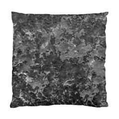 Dark Grey Abstract Grunge Texture Print Standard Cushion Case (one Side)