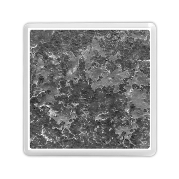 Dark Grey Abstract Grunge Texture Print Memory Card Reader (Square)