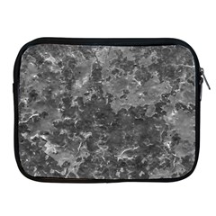 Dark Grey Abstract Grunge Texture Print Apple Ipad 2/3/4 Zipper Cases by dflcprintsclothing