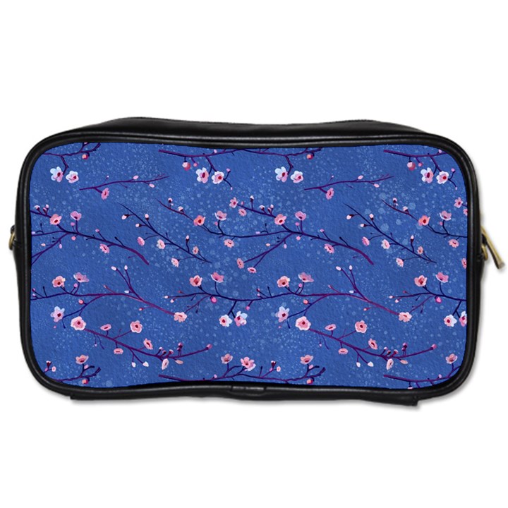 Branches With Peach Flowers Toiletries Bag (Two Sides)