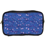 Branches With Peach Flowers Toiletries Bag (Two Sides) Back