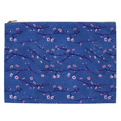 Branches With Peach Flowers Cosmetic Bag (xxl) by SychEva