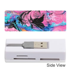 Marbling Abstract Memory Card Reader (stick) by kaleidomarblingart