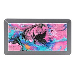 Marbling Abstract Memory Card Reader (mini) by kaleidomarblingart