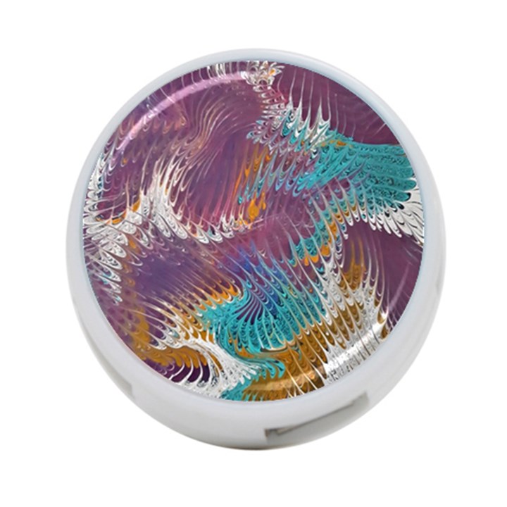 Painted feathers 4-Port USB Hub (Two Sides)