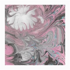 Painted Petals-marbling Medium Glasses Cloth by kaleidomarblingart