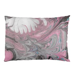 Painted Petals-marbling Pillow Case by kaleidomarblingart