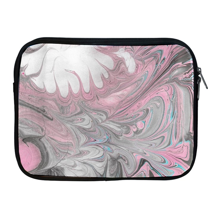 Painted petals-marbling Apple iPad 2/3/4 Zipper Cases