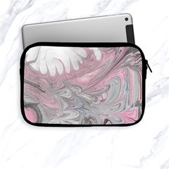 Painted Petals-marbling Apple Ipad Mini Zipper Cases by kaleidomarblingart