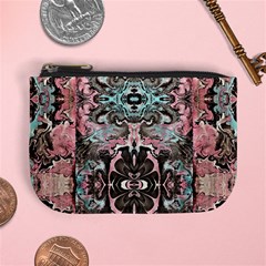 Velvet Marbling Module Mini Coin Purse by kaleidomarblingart