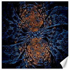 Fractal Galaxy Canvas 12  X 12  by MRNStudios