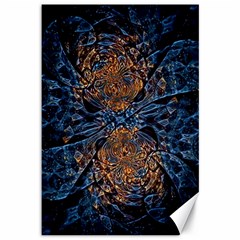 Fractal Galaxy Canvas 12  X 18  by MRNStudios