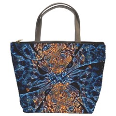 Fractal Galaxy Bucket Bag by MRNStudios