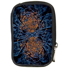 Fractal Galaxy Compact Camera Leather Case by MRNStudios