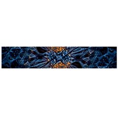 Fractal Galaxy Large Flano Scarf  by MRNStudios