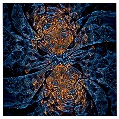 Fractal Galaxy Wooden Puzzle Square by MRNStudios