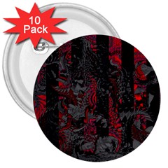 Gates Of Hell 3  Buttons (10 Pack)  by MRNStudios