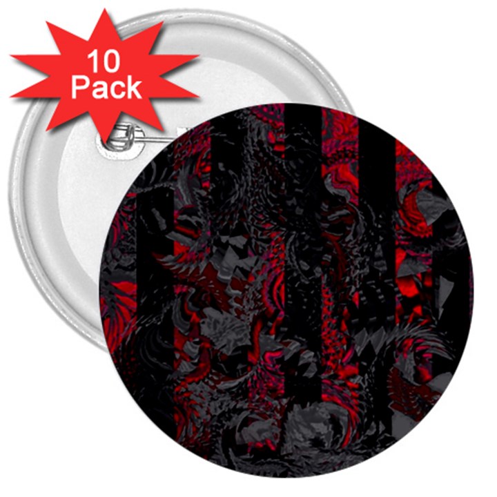 Gates Of Hell 3  Buttons (10 pack) 