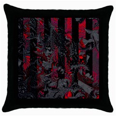 Gates Of Hell Throw Pillow Case (black) by MRNStudios