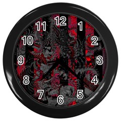 Gates Of Hell Wall Clock (black) by MRNStudios