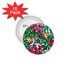 Floral-diamonte 1.75  Buttons (10 pack)