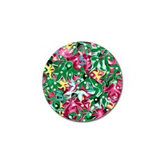 Floral-diamonte Golf Ball Marker