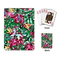 Floral-diamonte Playing Cards Single Design (Rectangle)