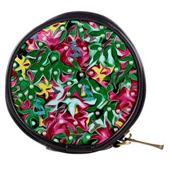 Floral-diamonte Mini Makeup Bag