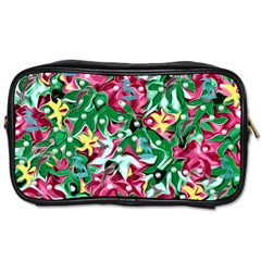 Floral-diamonte Toiletries Bag (One Side)