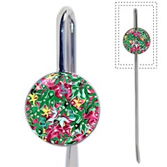 Floral-diamonte Book Mark